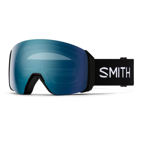 Black w/ Chromapop Blue Mirror - Smith 4D MAG XL Goggles