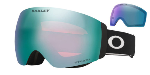 Matte Black w/Prizm Snow Sapphire Iridium - Oakley Flight Deck Pro M Snow Goggle Matte Black w/Prizm Snow Sapphire Iridium - Oakley Flight Deck Pro M Snow Goggle