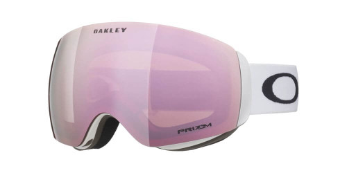 Matte White w Prizm Rose Gold Iridium - Oakley Flight Deck XM Goggle