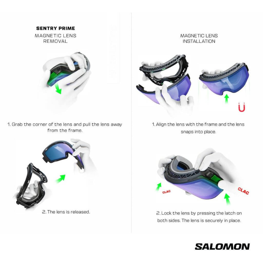 Salomon Sentry Prime Goggle Instruction