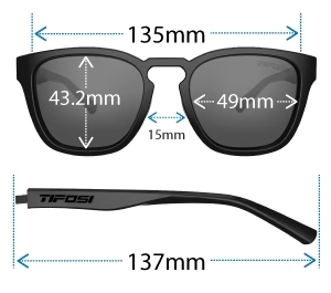 tifosi Smirk sunglasses fitting