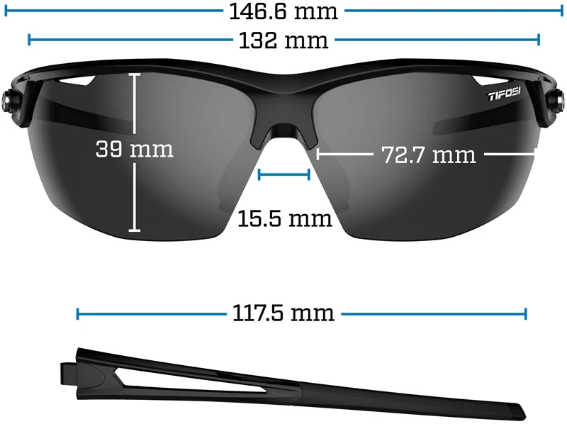 Dimensions Tifosi Favar Sunglass