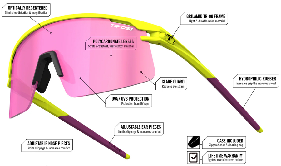Tifosi Moab Lite Specifications Sunglasses