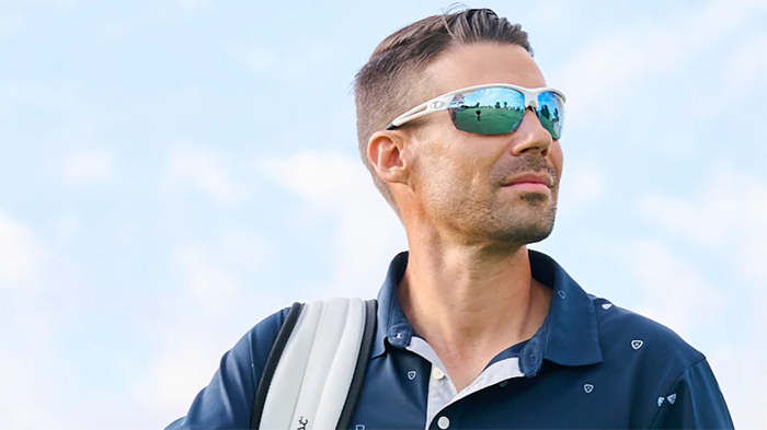 Tifosi Navar White Sunglasses Wearing