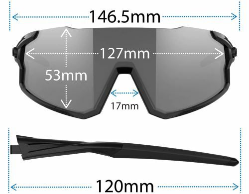 Tifosi Stash Sunglasses dimensions