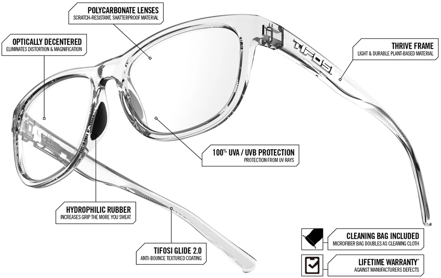 Tifosi Swank Readers Specifications