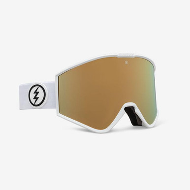 Electric Kleveland Matte White Snow Goggles