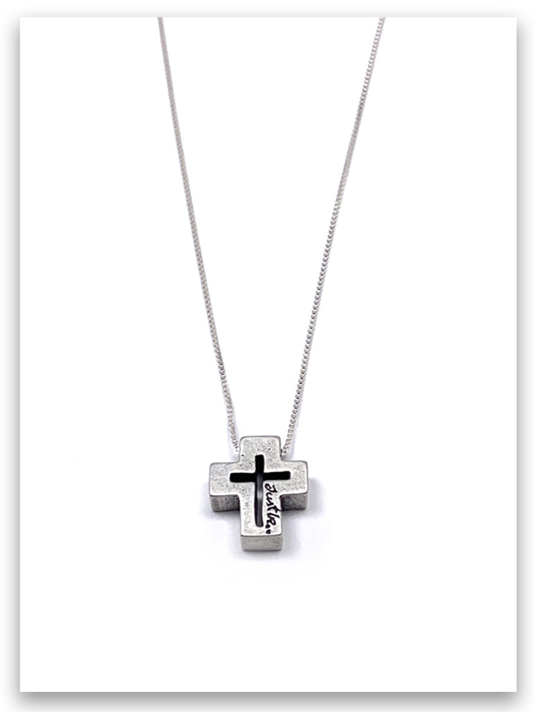 Just Be Cross Necklace