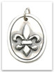 Fleur-De-Lis Pendant (Front)