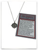 Mary Magdalene Charm on Sterling Silver  Box Chain
