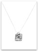 Faith Hope Love iTAG Sterling Silver Necklace