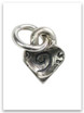 Heart Sterling Silver Charm 