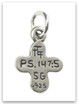 Tiny Cross Sterling Silver iTAG Charm