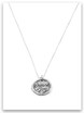 Choose Joy Sterling Silver Charm Necklace 