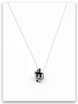 Sterling silver crown charm necklace featuring a delicate cross inside, symbolizing faith and royalty. Inspired to remind daughters and sons of the Most High King of their divine identity and heavenly home.