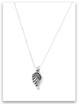 Sterling Silver Go For It Charm Necklace — a beautifully designed angel wing charm inspired by powerful Bible verses Isaiah 40:31 and Numbers 6:24-26.
