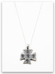 Daniel Cross Sterling Silver Pendant Necklace 