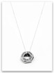 Hard Work Sterling Silver Pendant Necklace 