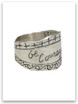 Be Courageous Sterling Silver Ring