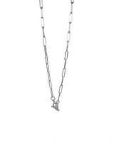 Paperclip Chain Toggle Necklace