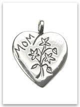 Mother Son Sterling Silver Pendant