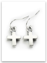 Bold Faith Cross Earrings