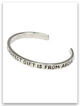 Infant Every Good and Perfect Gift is from above bracelet