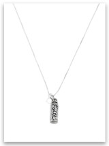 Faith iTAG Sterling Silver Necklace