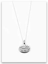 Peace iTAG Sterling Silver Necklace 