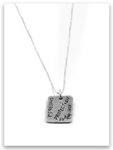 Protection iTAG Sterling Silver Necklace