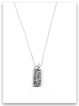 Trust iTAG Sterling Silver Necklace
