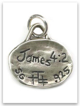 Ask iTAG Sterling Silver Charm 