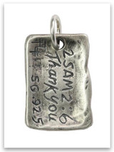 Touched My Life Sterling Silver iTAG Charm