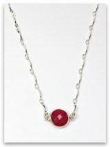 Garnet-Judah Twelve Tribes Necklace