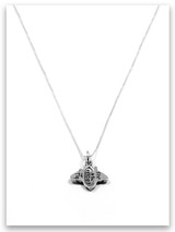 Bee Sterling Silver Charm Necklace 