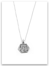 Be Sweet and Wise Sterling Silver Necklace 