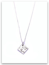 Faith Sterling Silver Necklace 