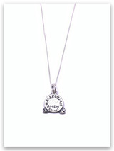 Hallelujah-Amen Sterling Silver Necklace