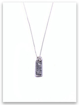 Hope iTAG Sterling Silver Necklace 