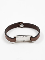 Medical alert bracelet, hand stamped medical condition