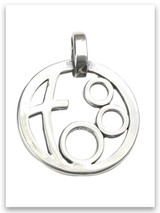 Sterling Silver Circle of Love Pendant (3 Children)