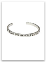 Infant Every Good And Perfect Gift is from above bracelet