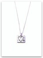 Love Is Sterling Silver Necklace 