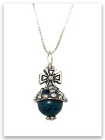 Favor Eilat Stone Royal Scepter Cross Necklace (SOLD Separately)