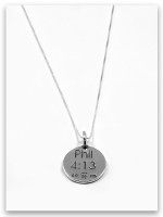 I Can Sterling Silver Charm Necklace 