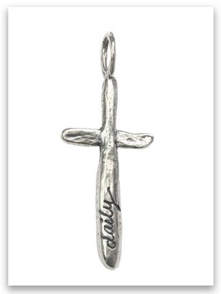 Daily Cross Sterling Silver Pendant 