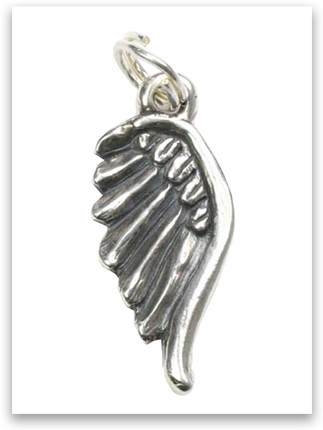 Sterling Silver Go For It Charm — a beautifully designed angel wing charm inspired by powerful Bible verses Isaiah 40:31 and Numbers 6:24-26. Sterling Silver Go For It Charm — a beautifully designed angel wing charm inspired by powerful Bible verses Isaiah 40:31 and Numbers 6:24-26.