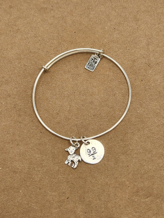 99/1 Lamb Sterling Silver Slider Bracelet 99/1 Lamb Sterling Silver Slider Bracelet
