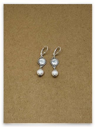 Eternal Pearl Earrings No Grit-No Pearl Psalm 103:13-14 Eternal Pearl Earrings No Grit-No Pearl Psalm 103:13-14