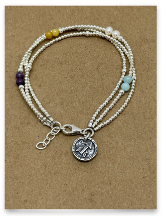 Parenting Four Stand Stack Birthstone Bracelet Psalm 127:4 Children...Like arrows in the hand of a warrior. Parenting Four Stand Stack Birthstone Bracelet Psalm 127:4 Children...Like arrows in the hand of a warrior.